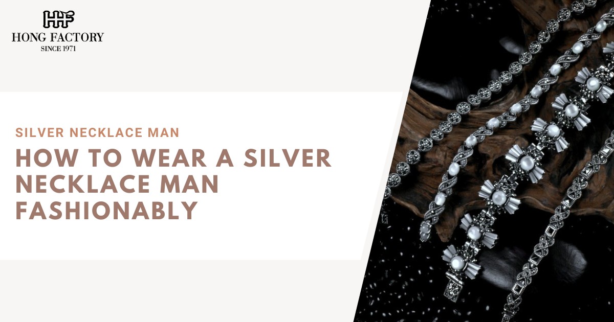 Silver Necklace Man
