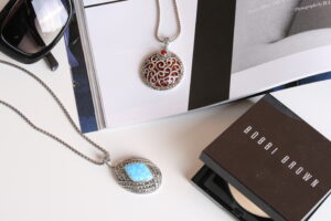 Silver neck chains