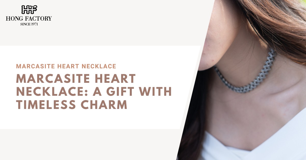 Marcasite Heart Necklace