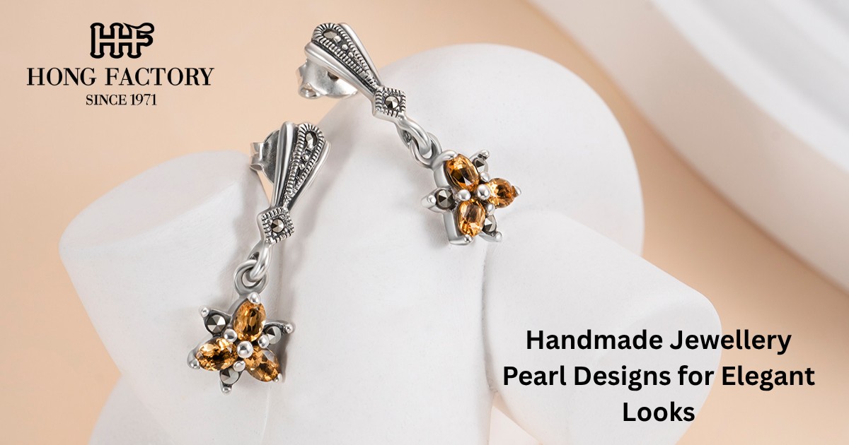 Handmade Jewellery Pearl Designs for Elegant Looks