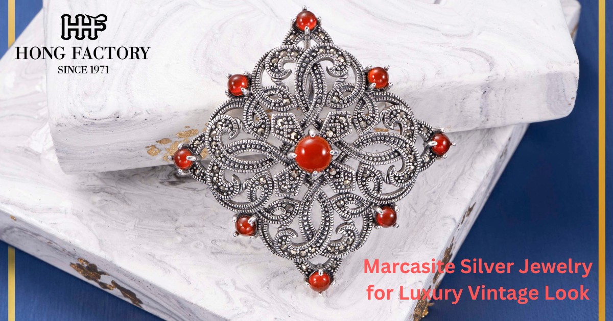 Marcasite Silver Jewelry for Luxury Vintage Look