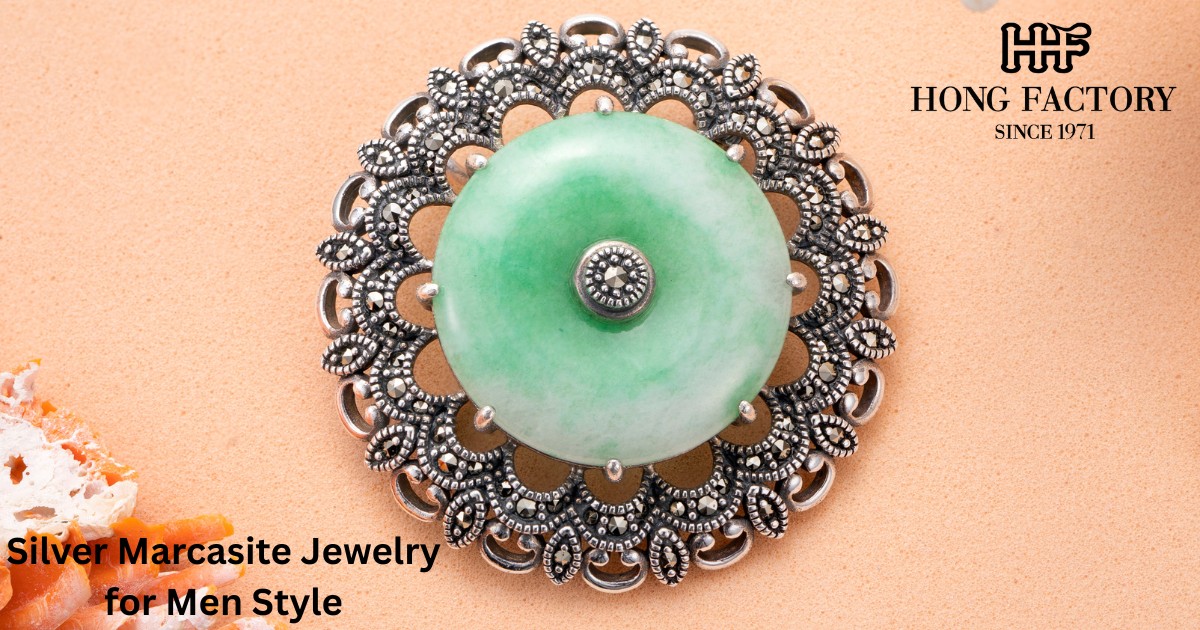 Silver Marcasite Jewelry for Men Style