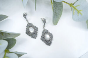 Silver Marcasite Earrings